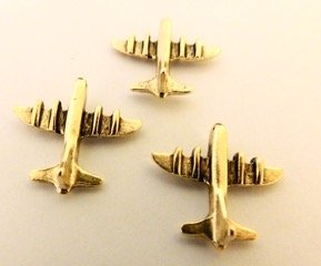 Airplane Lapel Pins, Plane Tie Tacks, Airplane Hat Pins, Gold Lapel Pins, Airplane Jewelry, Plane Accessories, Airplane Jewelry, 3pc Set