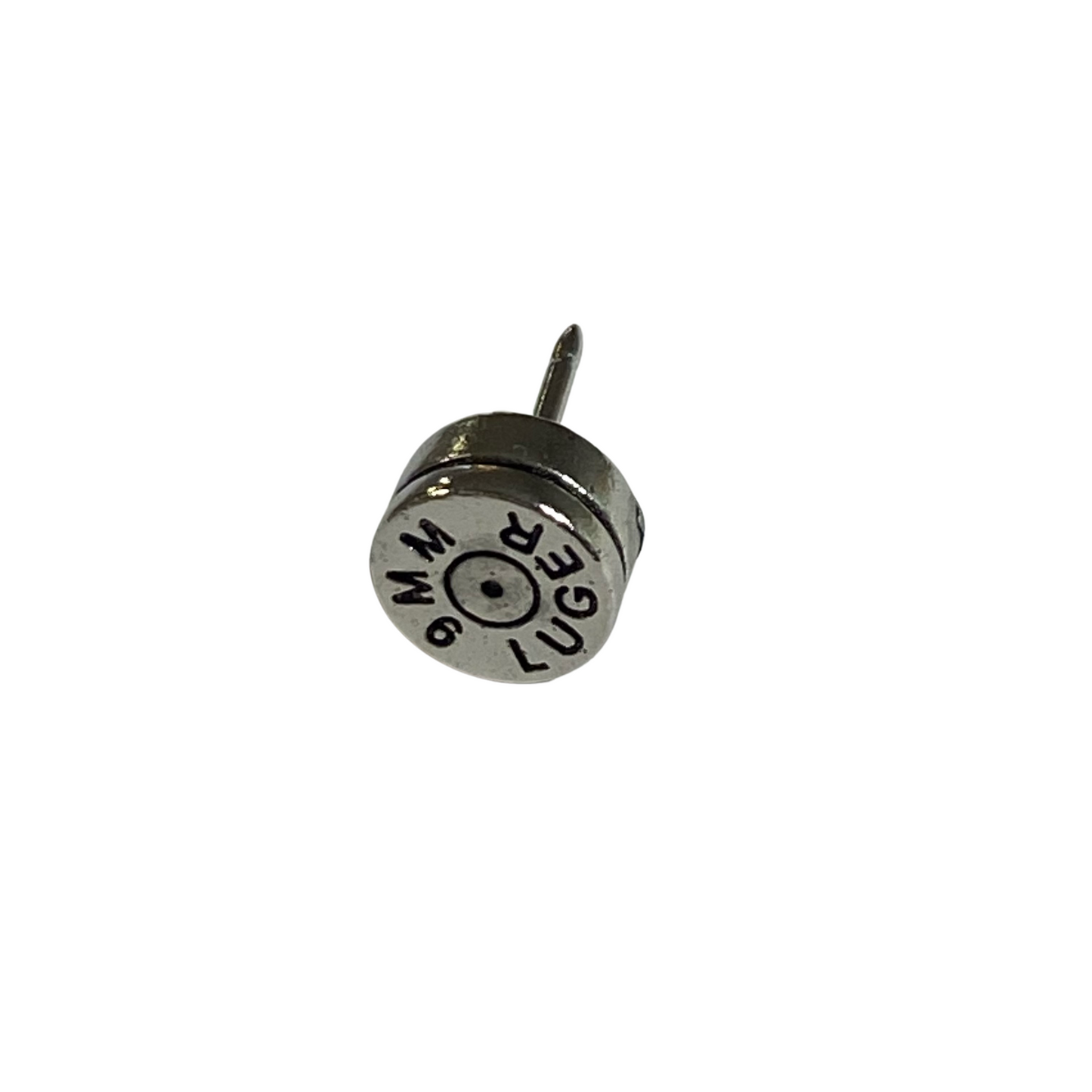 Silver Bullet Push Pins, Silver Decorative Thumb Tacks, 15pc Set
