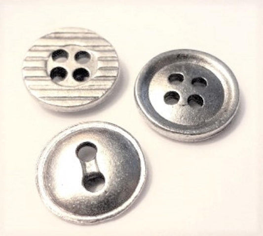 Button Push Pins (10 Pc Set) | Decorative Gold Sewing Thumb Tacks Craft Room Office Desk Decor Unique Gift for Seamstress