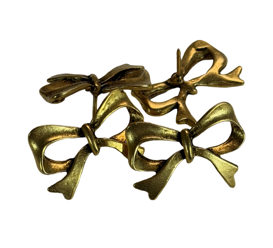 Bow Push Pins, Metal Thumb Tacks, Coquette Push Pins, Girlie Office Decor, Aesthetic Desk Decor, Set of 10