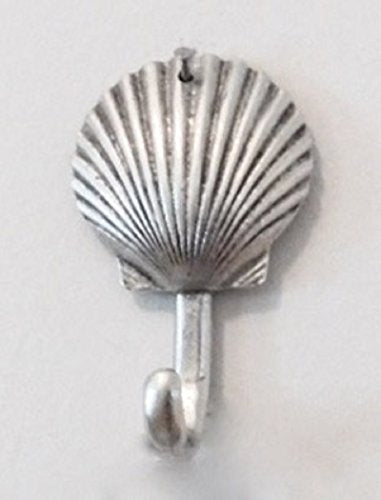 Seashell Hook, Beach Wall Hook, Picture Hook, Jewelry Hook, Decorative Wall Hook, Coastal Decor, 1 Piece