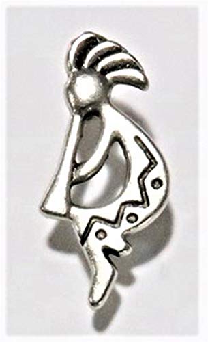 Kokopelli Push Pins (10 Pc Set) | Decorative Silver Thumb Tacks, Southwestern Decor, Unique Tribal Office Supplies