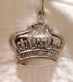 Crown Shower Curtain Hook Add-Ons, Antique Silver, Set of 12, Free chrome roller ball shower hooks with purchase