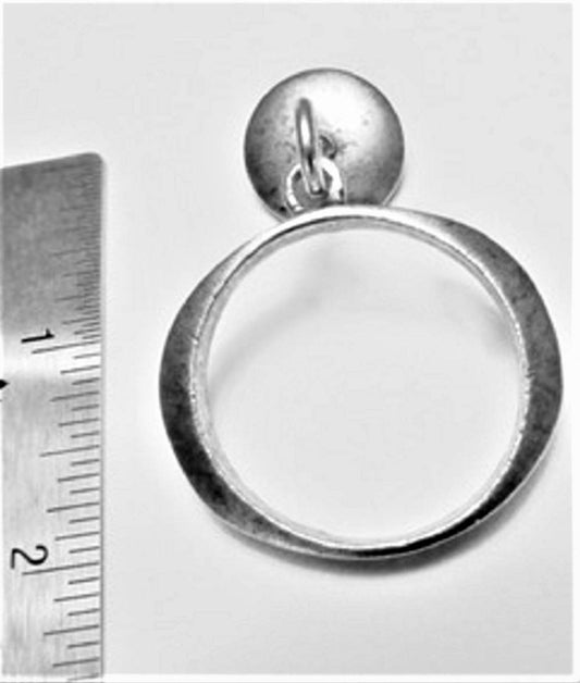 Oval Ring Roller Shade Pull, Window Shade Pull, Decorative Shade Pull