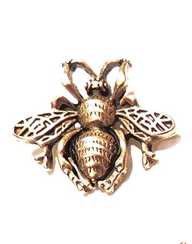 Large Queen Bee Push Pins, Decorative Push Pins, Unique Gold Push Pins, 9 Piece Metal Push Pin Set, 9 Pieces