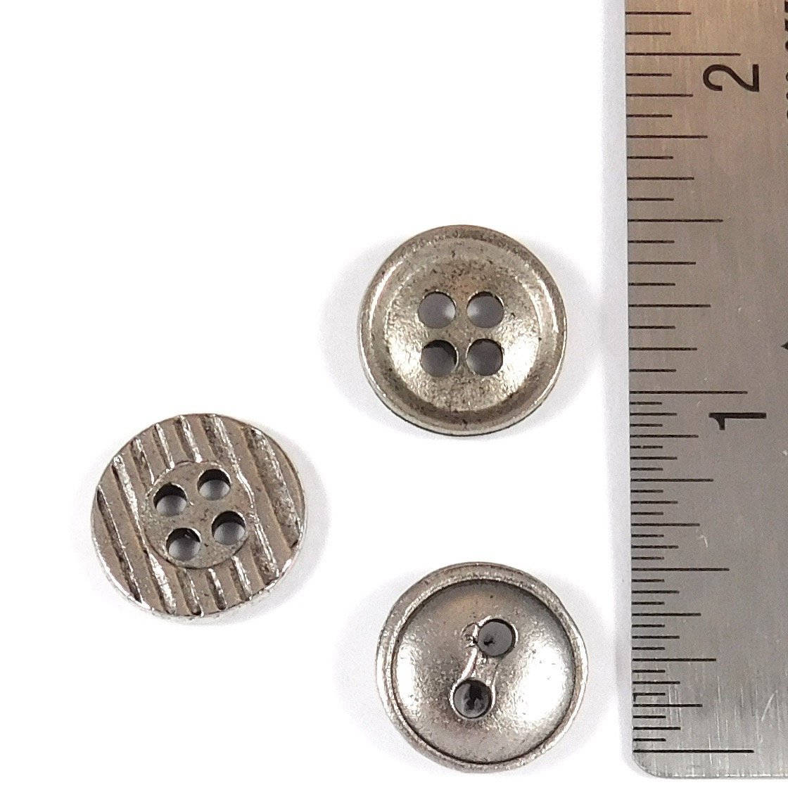 Button Push Pins (10 Pc Set) | Decorative Gold Sewing Thumb Tacks Craft Room Office Desk Decor Unique Gift for Seamstress