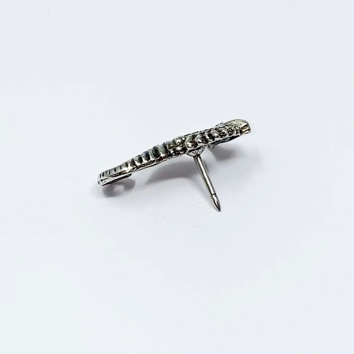 Seahorse Push Pins (10 Pc Set) | Decorative Silver Beach Thumb Tacks Coastal Ocean Office Desk Decor Unique Gift