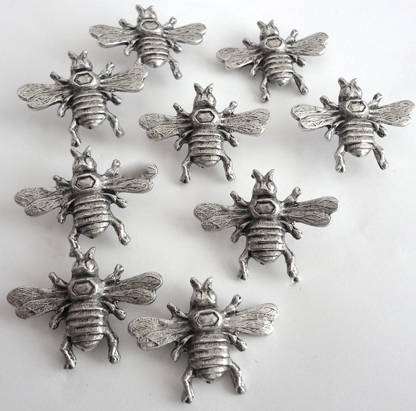 Bumble Bee Push Pins (10 Pc Set) | Decorative Gold Thumb Tacks, Cute & Aesthetic Office Supplies, Nature Decor Gift