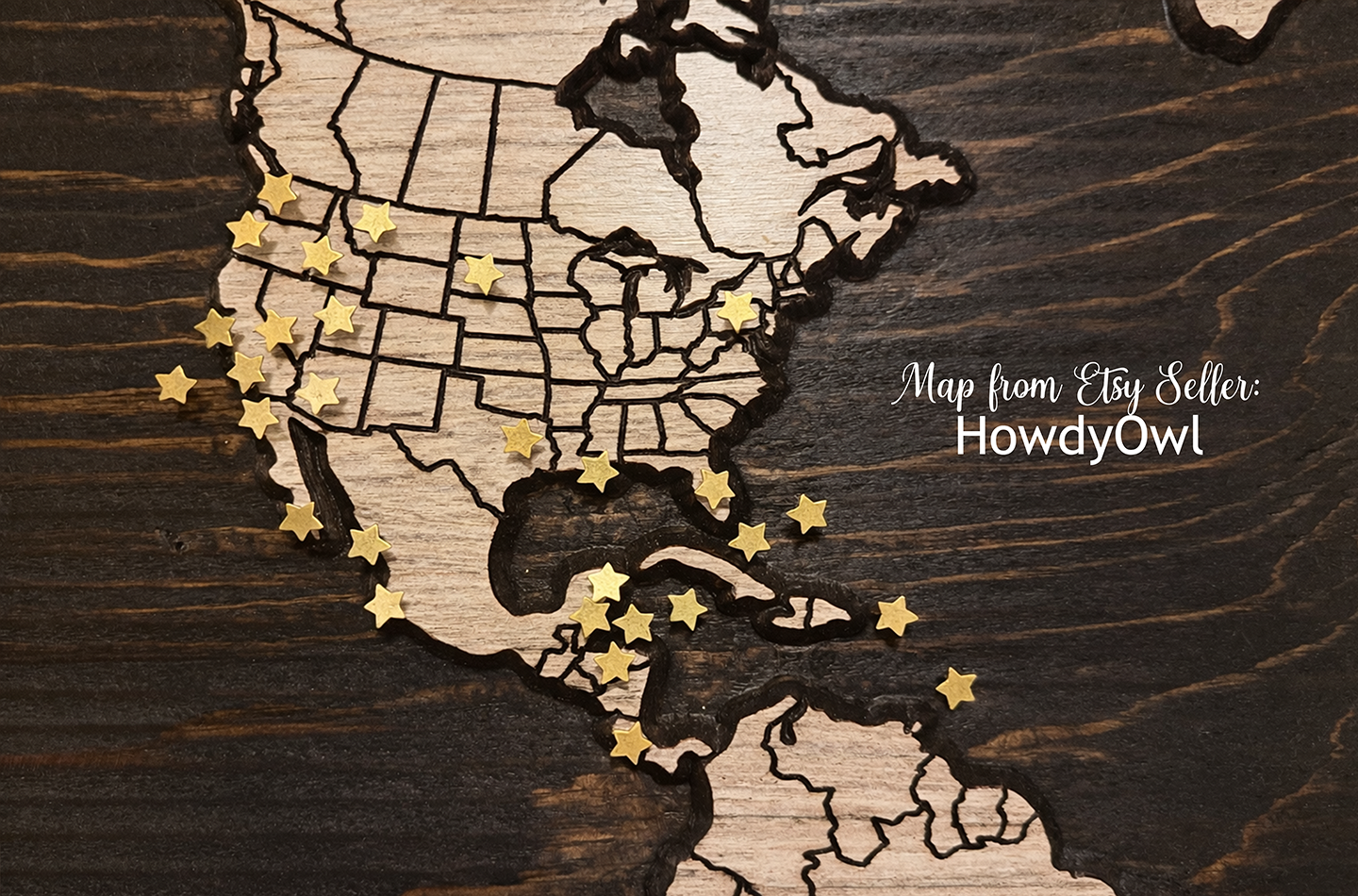 Mini Metal Map Pins | Gold or Silver Travel Map Markers | Decorative Push Pins | Small Thumb Tacks for Cork Board | 28 Designs
