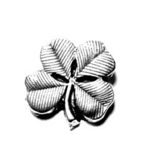 Shamrock Push Pins (10 Pc Set) | Gold Silver Decorative Metal Thumb Tacks Irish Clover Office Decor Unique St Patricks Day Gift