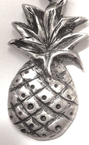 Pineapple Push Pins (10 Pc Set) | Decorative Silver Tropical Tacks Hostess Gift Office Desk Decor Unique Welcome Symbol