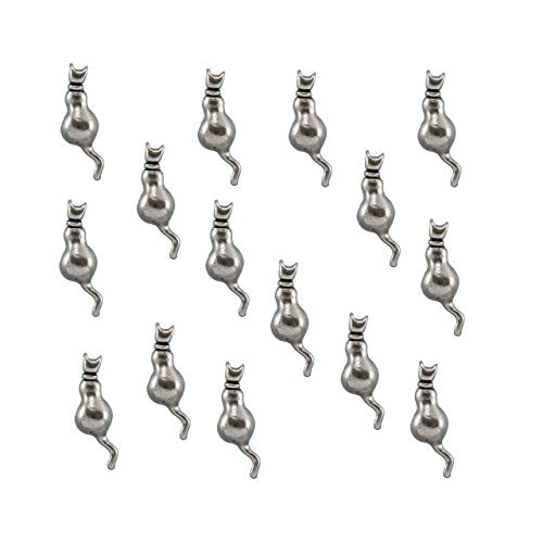 Kitty Cat Push Pins (10 Pc Set) | Decorative Silver Thumb Tacks Unique Animal Office Decor Gift for Cat Lover