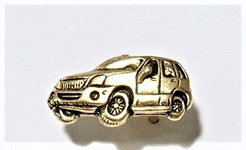 SUV Push Pins (10 Pc Set) | Decorative Gold Jeep Thumb Tacks Travel Map Marking Unique Car Lover Gift