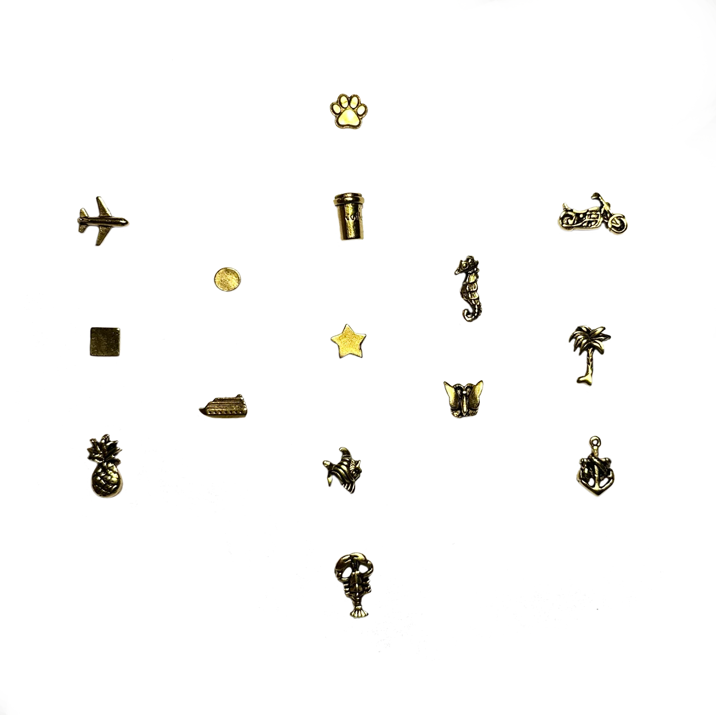 Gold Mini Map Pins 2