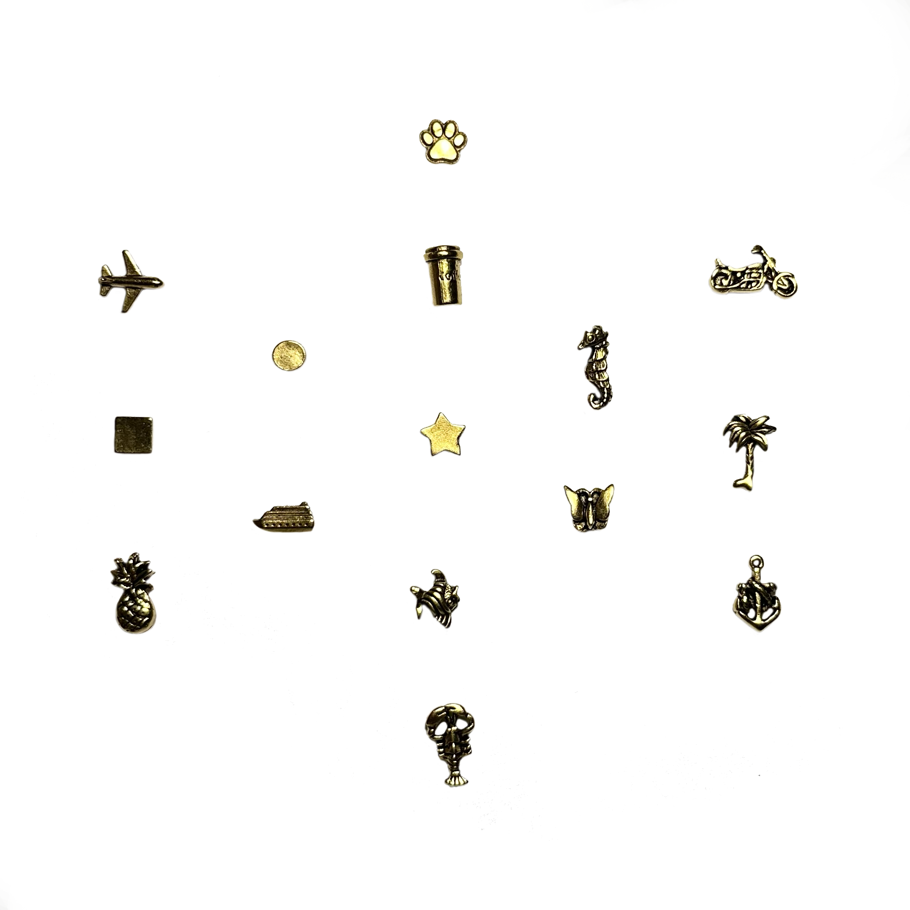 Gold Mini Map Pins 2