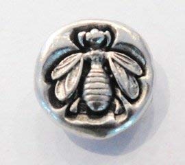 Bumble Bee Push Pins (10 Pc Set) | Decorative Silver Thumb Tacks, Aesthetic Office Supplies, Cute Cottagecore Gift