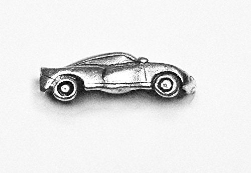 Sports Car Push Pins (10 Pc Set) | Decorative Silver Race Car Thumb Tacks Executive Office Desk Decor Unique Gift
