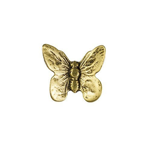 Butterfly Push Pins (10 Pc Set) | Decorative Gold Thumb Tacks, Cottagecore Desk Decor, Unique Nature Lover Gift