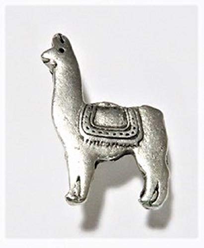 Llama Push Pins (10 Pc Set) | Decorative Silver Thumb Tacks, Cute & Unique Office Supplies, Animal Lover Gift