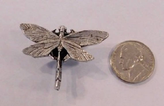 Large Dragonfly Push Pins (10 Pc Set) | Decorative Gold Insect Thumb Tacks Garden Office Desk Decor Bohemian Unique Gift