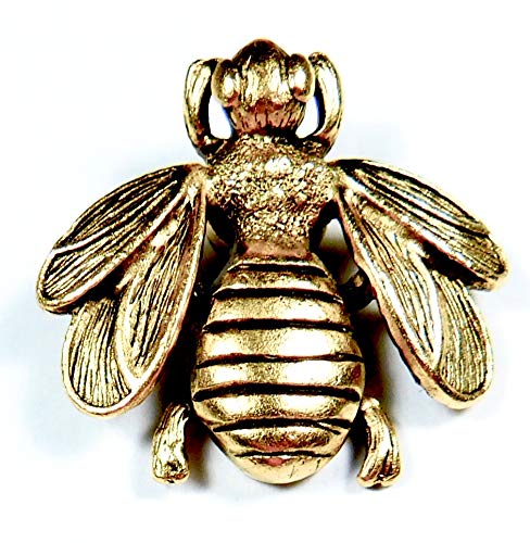 Norma Jean Designs Item Large Decorative BEE Magnets Set of 3PC Antique Gold